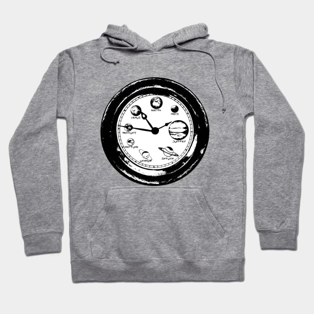 Universe Clock Hoodie by Uadam